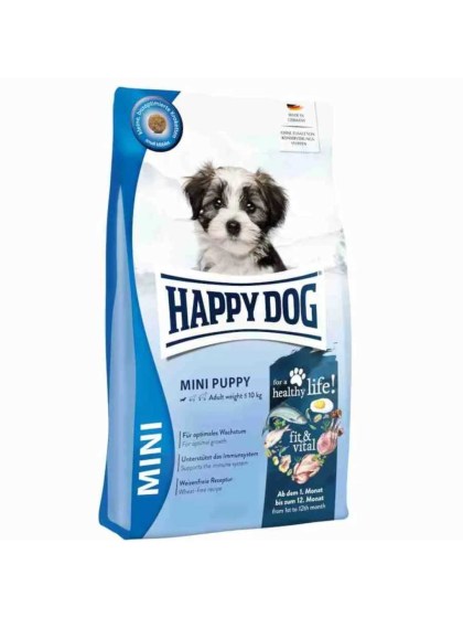 Happy Dog Mini Baby & Junior 4 kg για μικρόσωμα κουτάβια έως 10 κιλά
